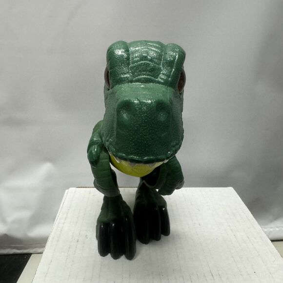 Imaginext Jurassic World T. Rex XL Dinosaur Figure Fisher-Price Green Toy - Picture 2 of 11